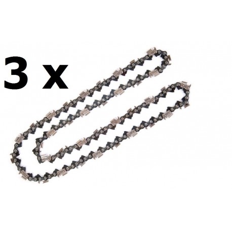 Kit Chaine Guide 50 cm, 20 pouces + 2 chaines 76 maillons pour